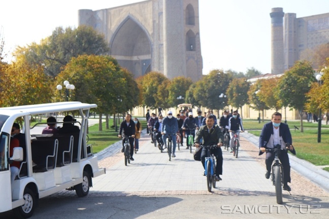 В Самарканде будут развивать велосипедную инфраструктуру