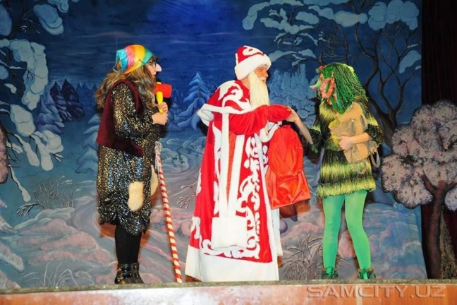 Новогоднее представление для детей в Самаркандском областном русском театре драмы!